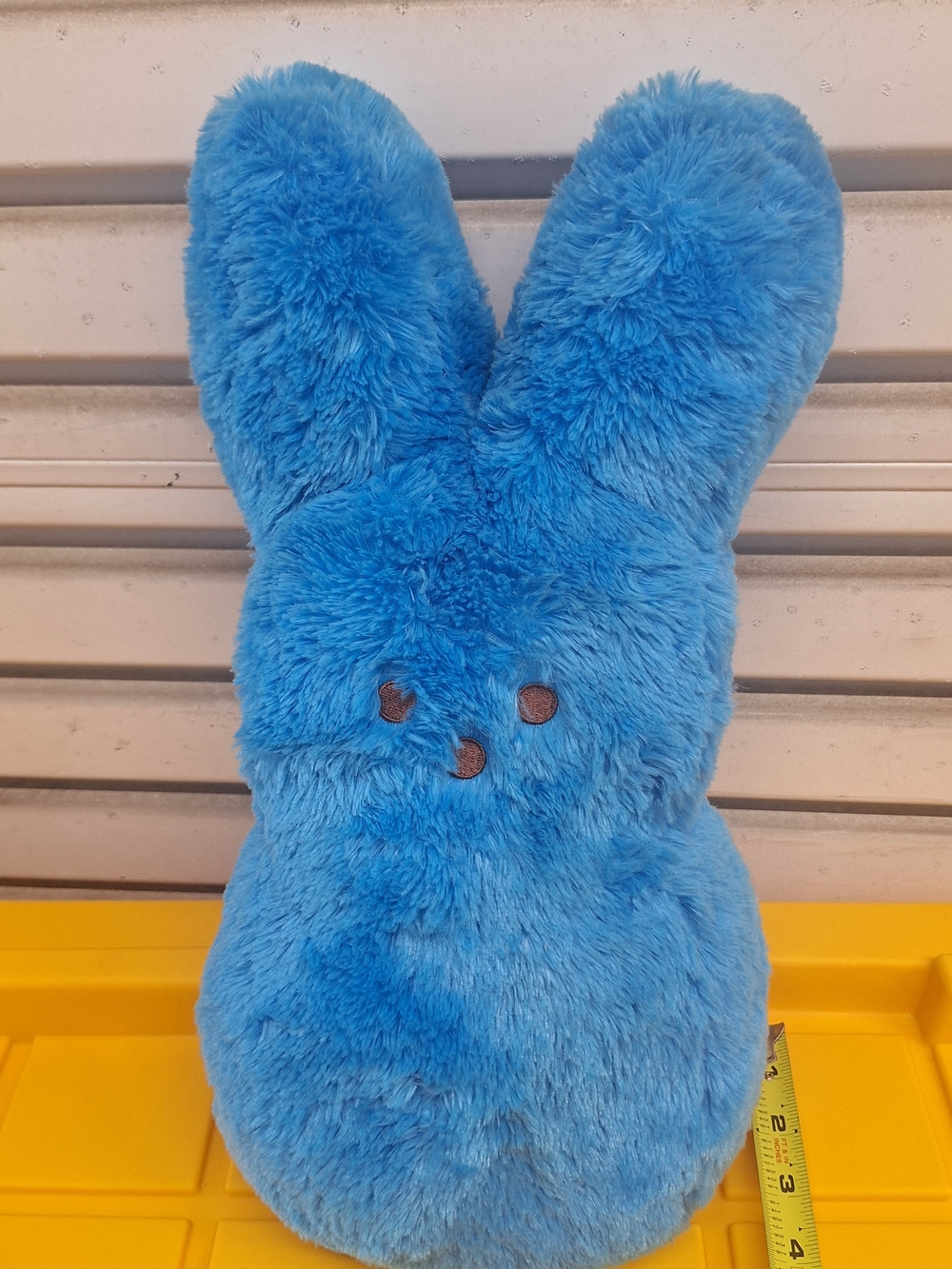 Plush Blue Bunny Stuffed Animal - Soft Fluffy Comfort Toy